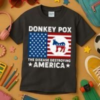 Donkey Pox The Disease Destroying America Kids T-Shirt thumb 3