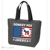 Donkey Pox The Disease Destroying America Tote Bag thumb 3