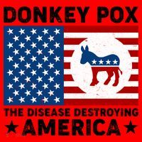Donkey Pox The Disease Destroying America Santa Hat thumb 1