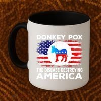 Donkey Pox The Disease Destroying America Funny Republican Coffee Mug thumb 2