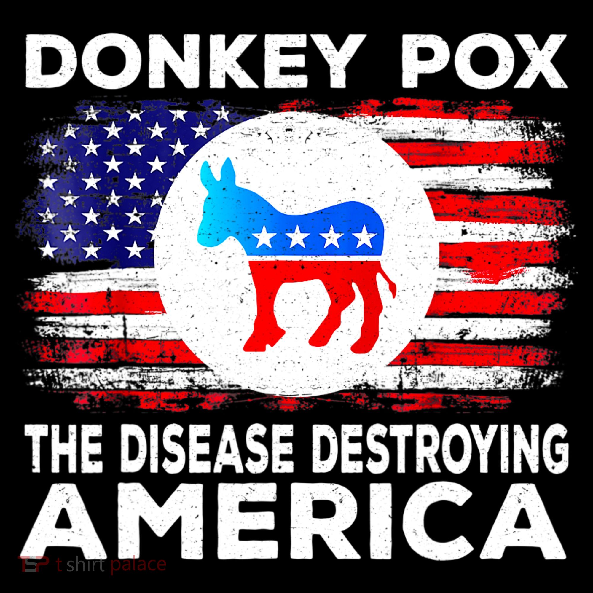 Donkey Pox The Disease Destroying America Funny Republican Coffee Mug