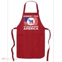 Donkey Pox The Disease Destroying America Funny Republican Apron thumb 0
