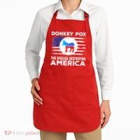 Donkey Pox The Disease Destroying America Funny Republican Apron thumb 2