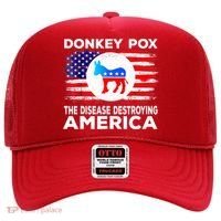 Donkey Pox The Disease Destroying America Funny Republican Hat thumb 0