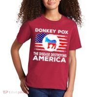 Donkey Pox The Disease Destroying America Funny Republican Kids T-Shirt thumb 2