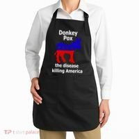 Donkey Pox The Disease Killing America Anti Liberal Apron thumb 2