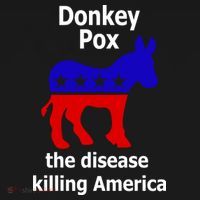 Donkey Pox The Disease Killing America Anti Liberal Mousepad thumb 1