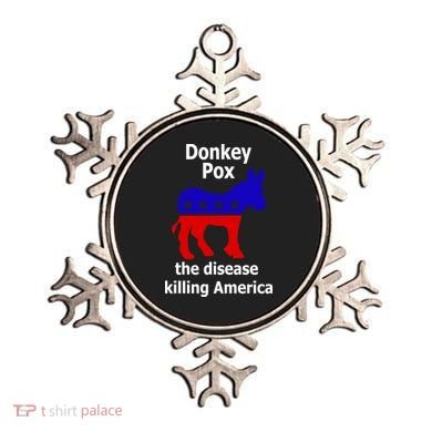 Donkey Pox The Disease Killing America Anti Liberal Ornament