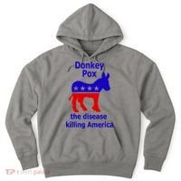 Donkey Pox The Disease Killing America Anti Liberal Hoodie thumb 0