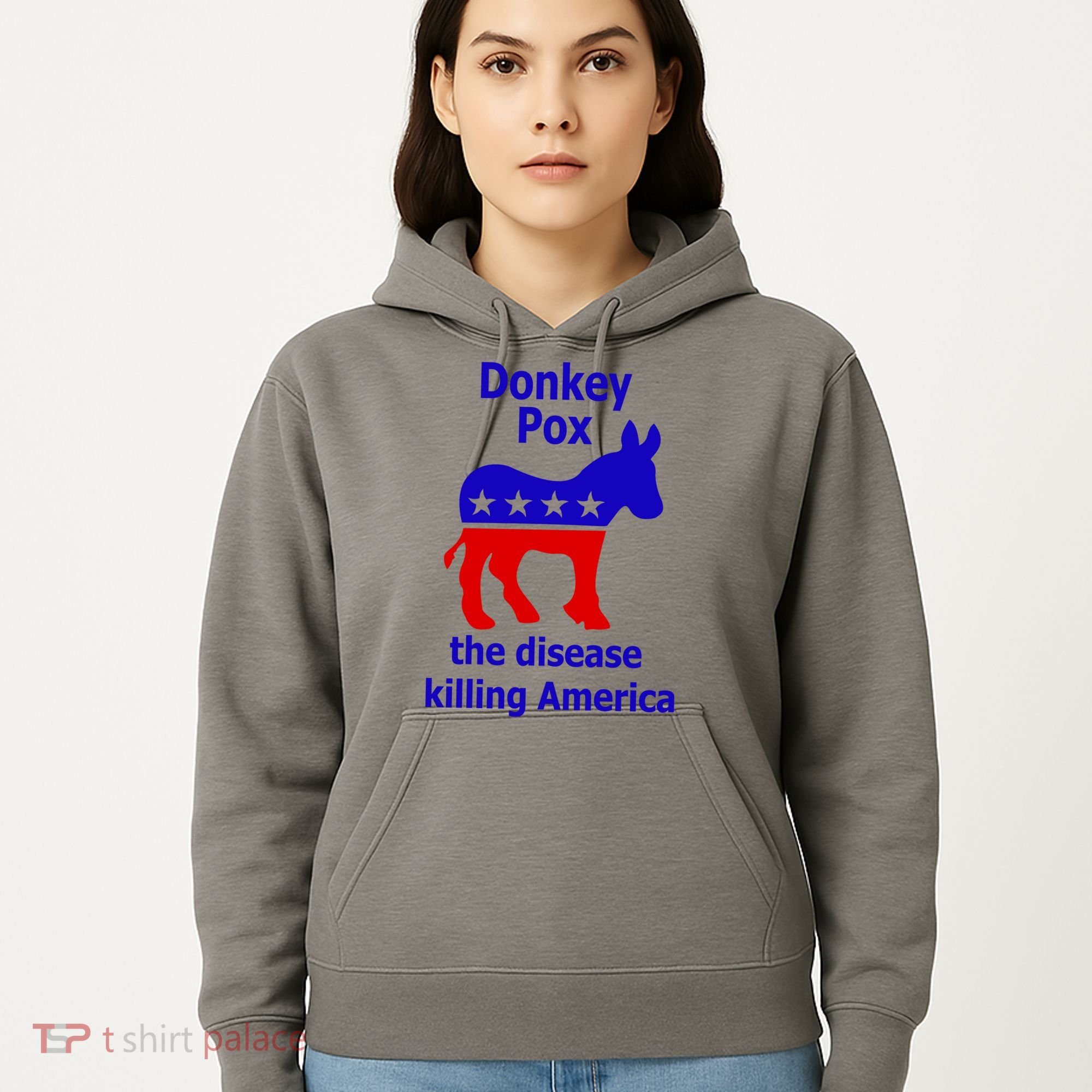 Donkey Pox The Disease Killing America Anti Liberal Hoodie
