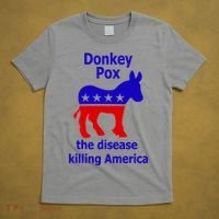 Donkey Pox The Disease Killing America Anti Liberal T-Shirt thumb 5