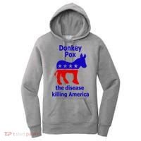 Donkey Pox The Disease Killing America Anti Liberal Women's Hoodie thumb 0