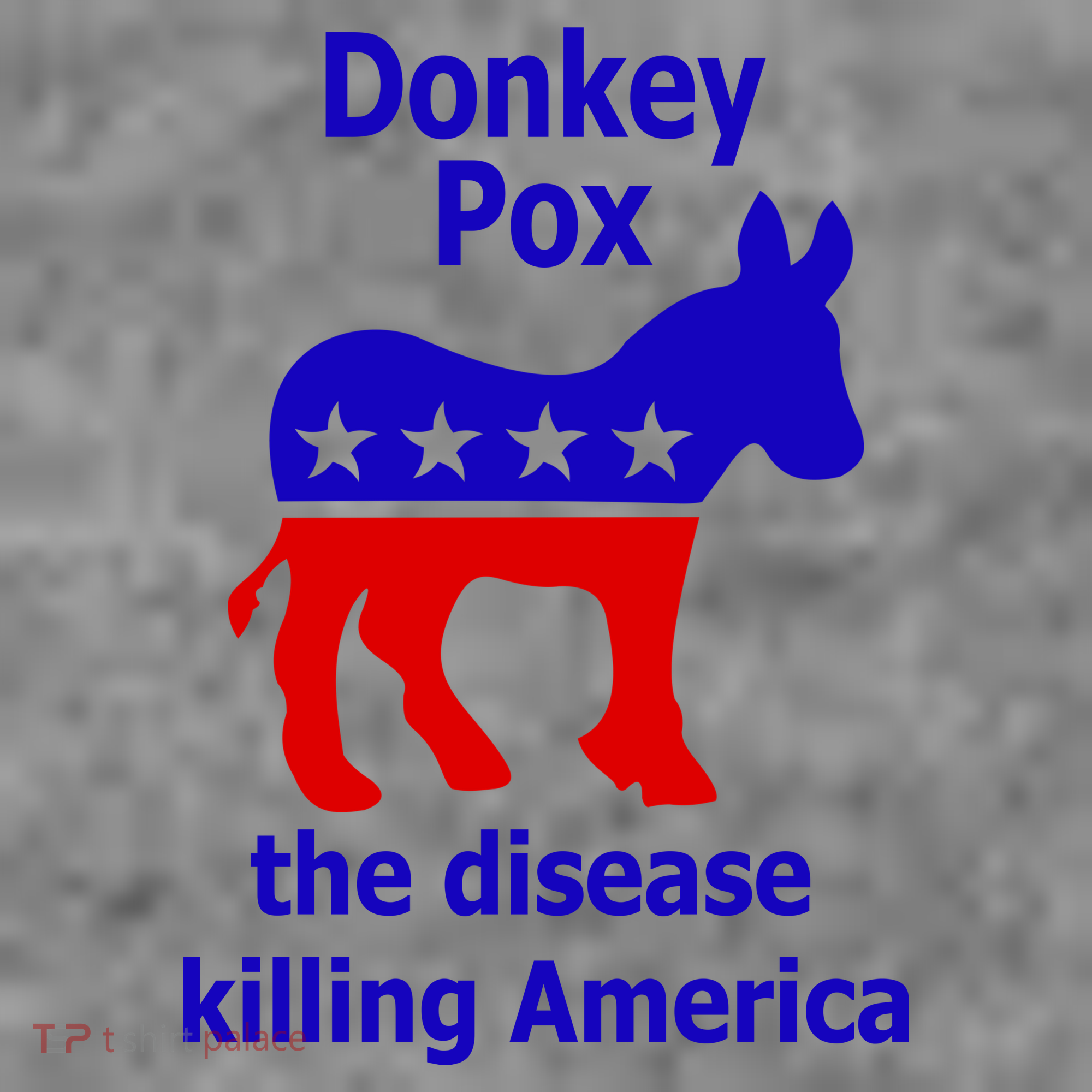 Donkey Pox The Disease Killing America Anti Liberal Women's Hoodie