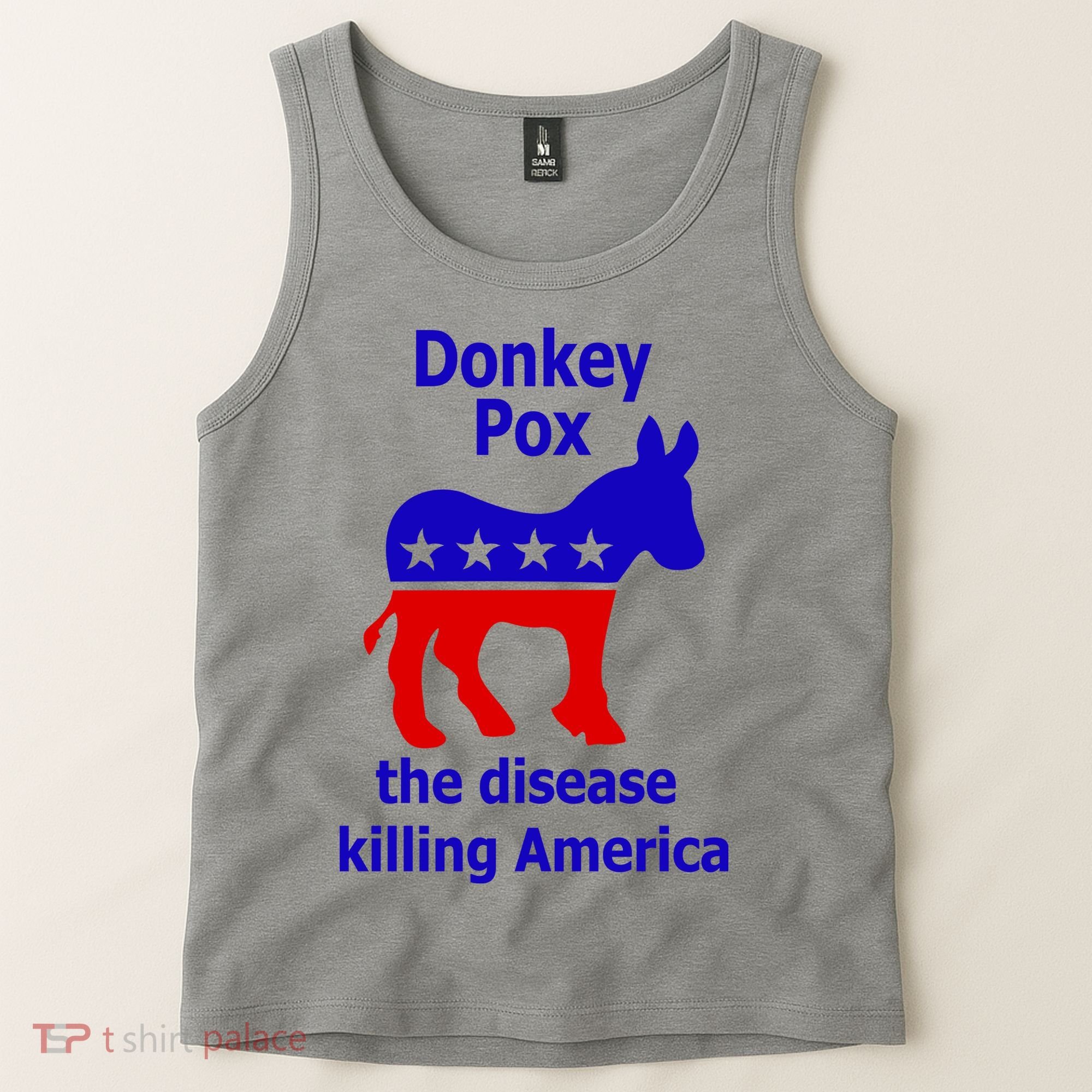 Donkey Pox The Disease Killing America Anti Liberal Tank Top