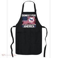Donkey Pox The Disease Destroying America Funny Anti Biden Apron thumb 0