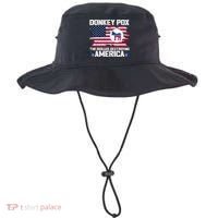 Donkey Pox The Disease Destroying America Funny Anti Biden Bucket Hat thumb 0
