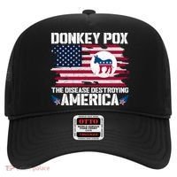 Donkey Pox The Disease Destroying America Funny Anti Biden Hat thumb 0
