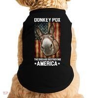 Donkey Pox The Disease Destroying America Funny Doggie Tank thumb 0