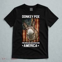 Donkey Pox The Disease Destroying America Funny T-Shirt thumb 5