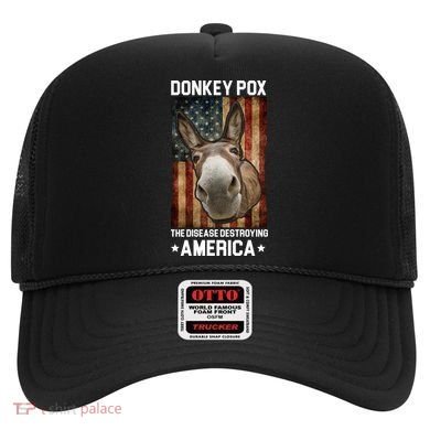 Donkey Pox The Disease Destroying America Funny Hat