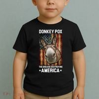Donkey Pox The Disease Destroying America Funny Toddler T-Shirt thumb 2