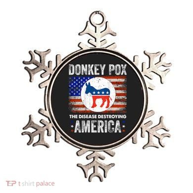 Donkey Pox The Disease Destroying America Funny Ornament