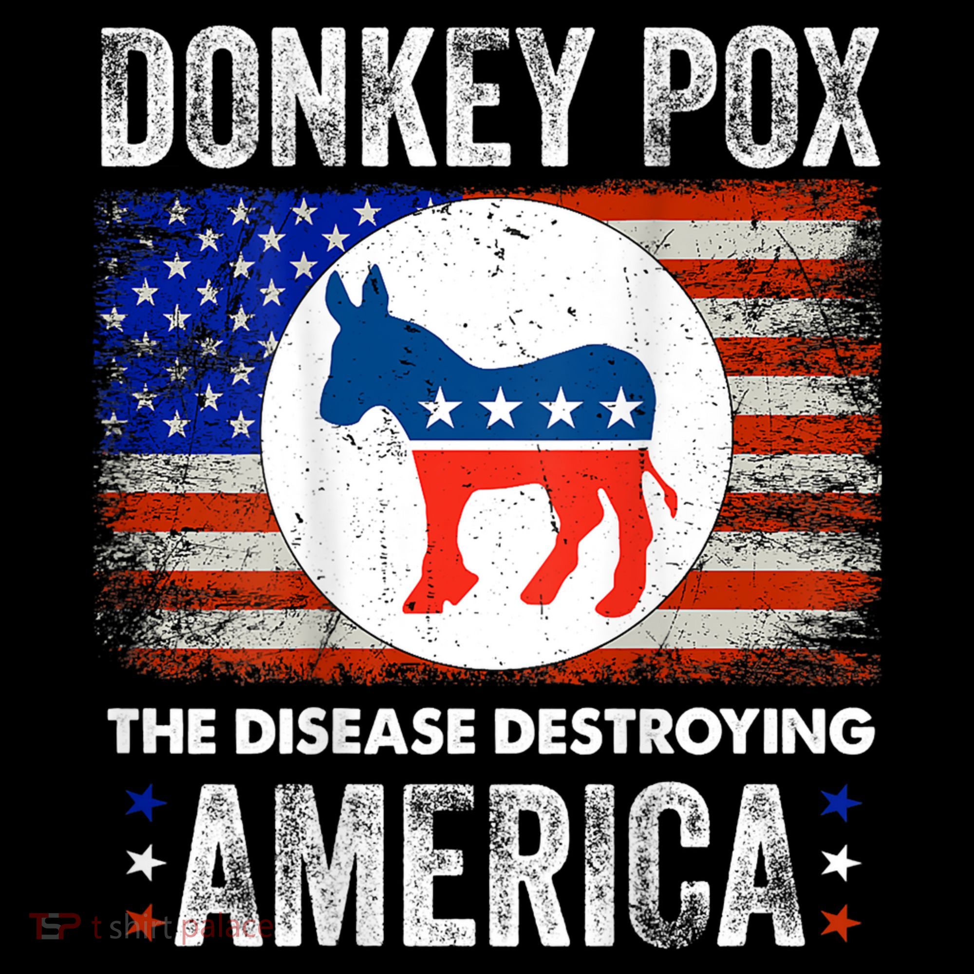 Donkey Pox The Disease Destroying America Funny Ornament