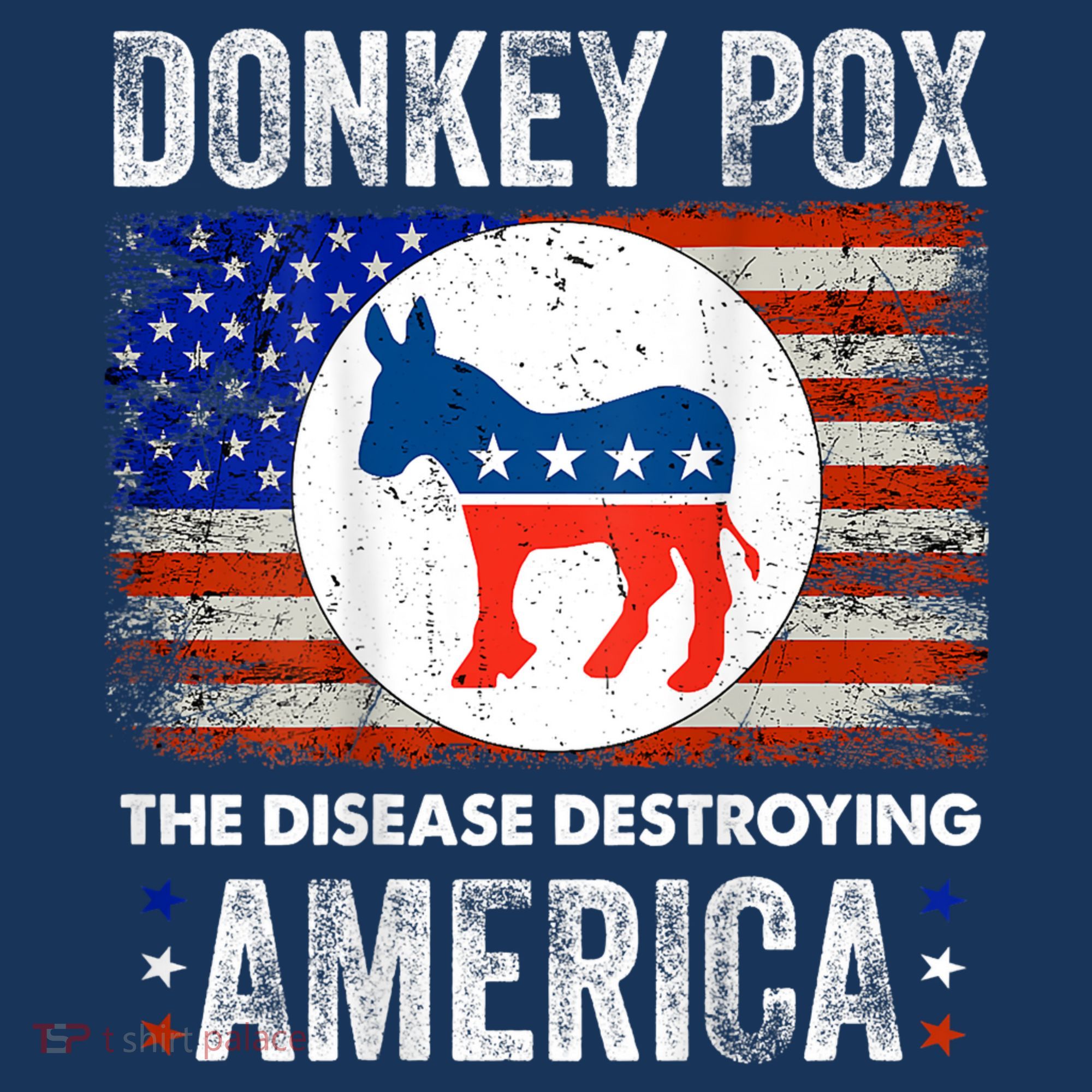 Donkey Pox The Disease Destroying America Funny Button