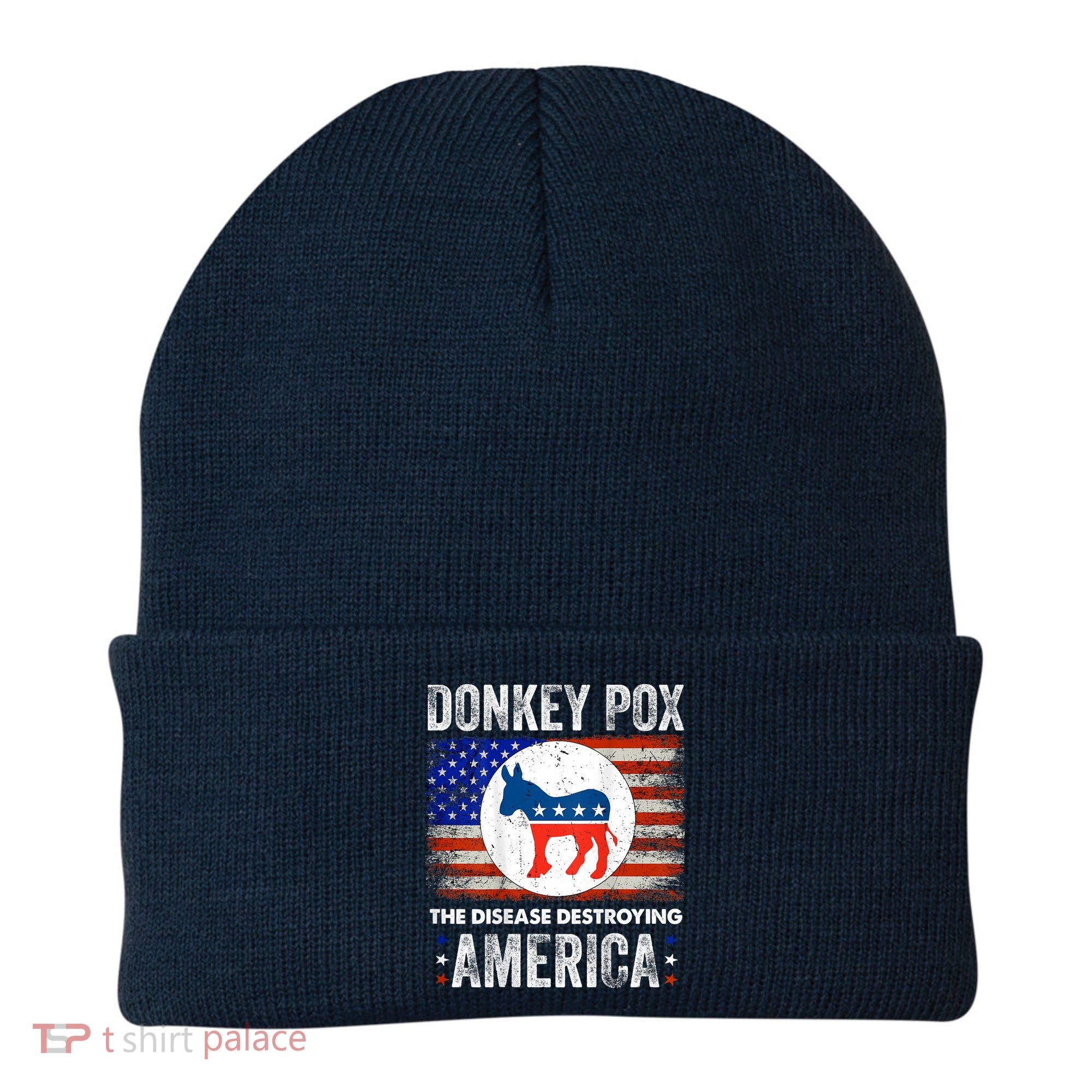 Donkey Pox The Disease Destroying America Funny Beanie