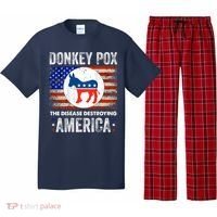 Donkey Pox The Disease Destroying America Funny Pajama Set thumb 0