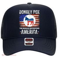 Donkey Pox The Disease Destroying America Funny Hat thumb 0