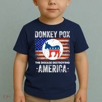 Donkey Pox The Disease Destroying America Funny Toddler T-Shirt thumb 2