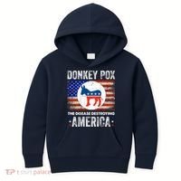 Donkey Pox The Disease Destroying America Funny Kids Hoodie thumb 0