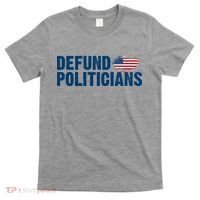Defund Politicians United States Vintage Flag T-Shirt thumb 0