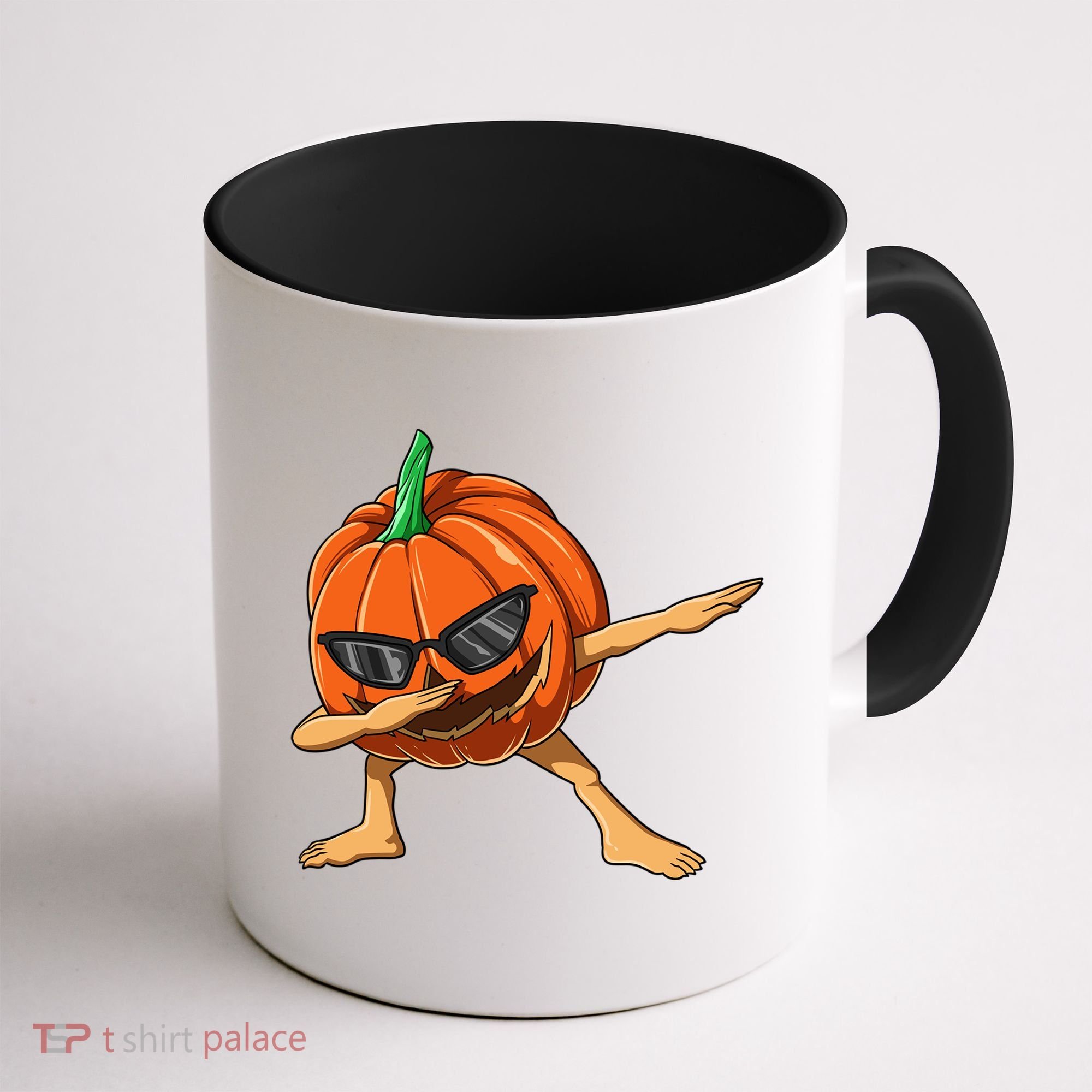 Dabbing Pumpkin With Glasses Halloween Pumpkin Dabbing Dab Gift Coffee Mug