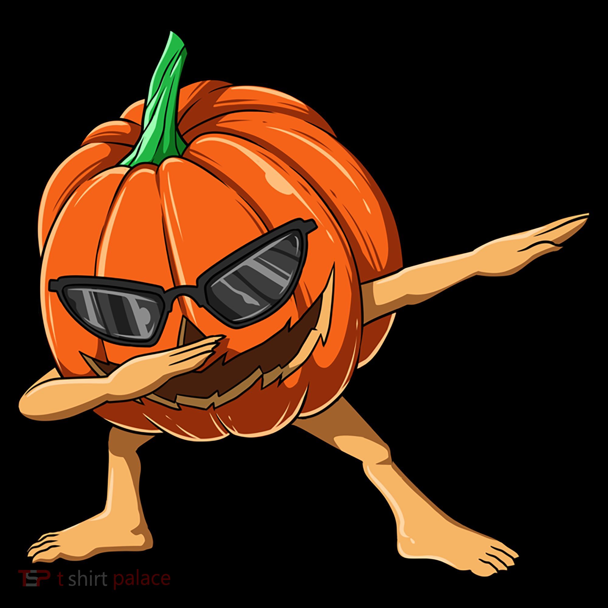 Dabbing Pumpkin With Glasses Halloween Pumpkin Dabbing Dab Gift Women's Hoodie