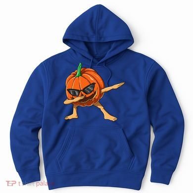 Dabbing Pumpkin With Glasses Halloween Pumpkin Dabbing Dab Gift Hoodie