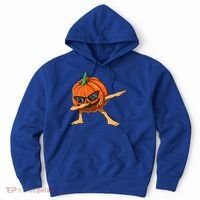 Dabbing Pumpkin With Glasses Halloween Pumpkin Dabbing Dab Gift Hoodie thumb 0