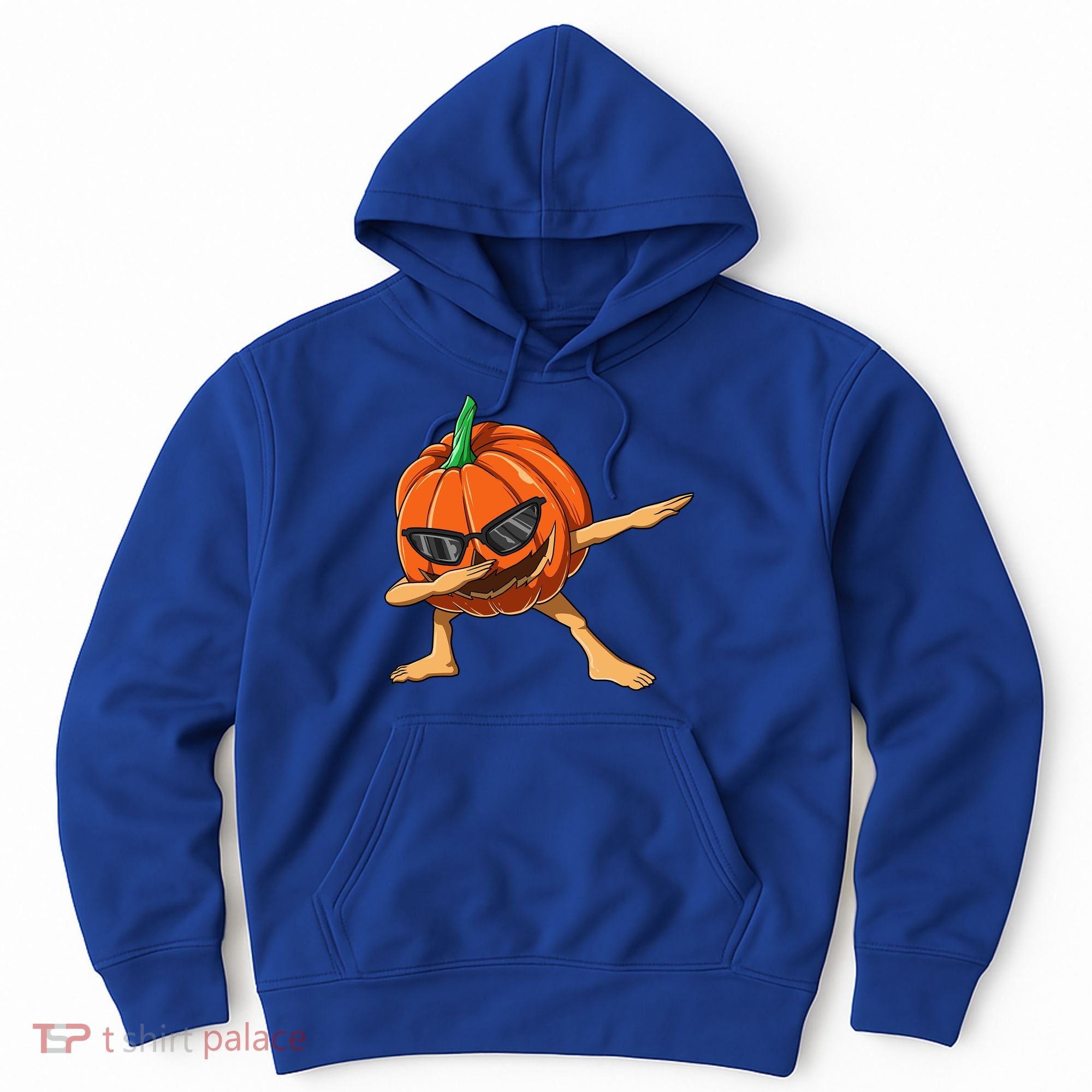 Dabbing Pumpkin With Glasses Halloween Pumpkin Dabbing Dab Gift Hoodie