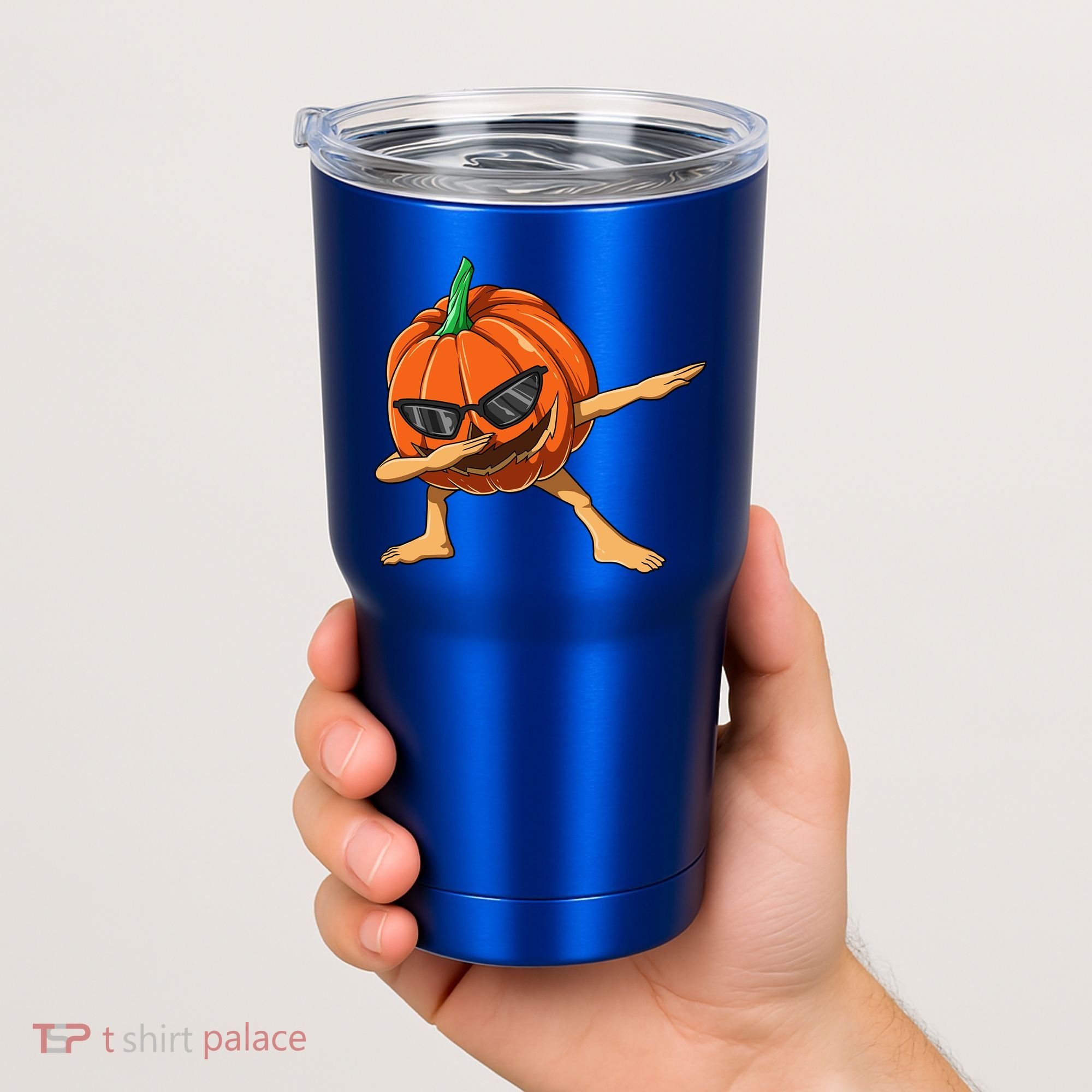 Dabbing Pumpkin With Glasses Halloween Pumpkin Dabbing Dab Gift Tumbler