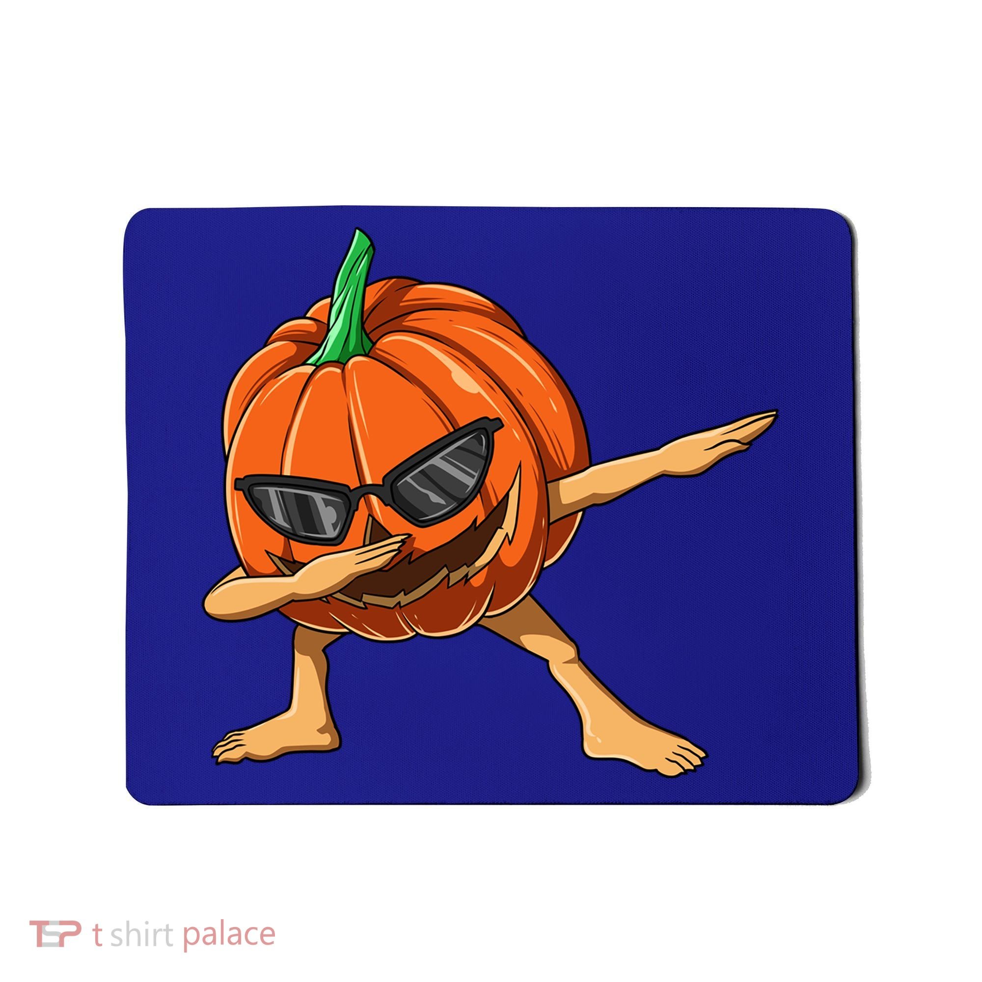 Dabbing Pumpkin With Glasses Halloween Pumpkin Dabbing Dab Gift Mousepad