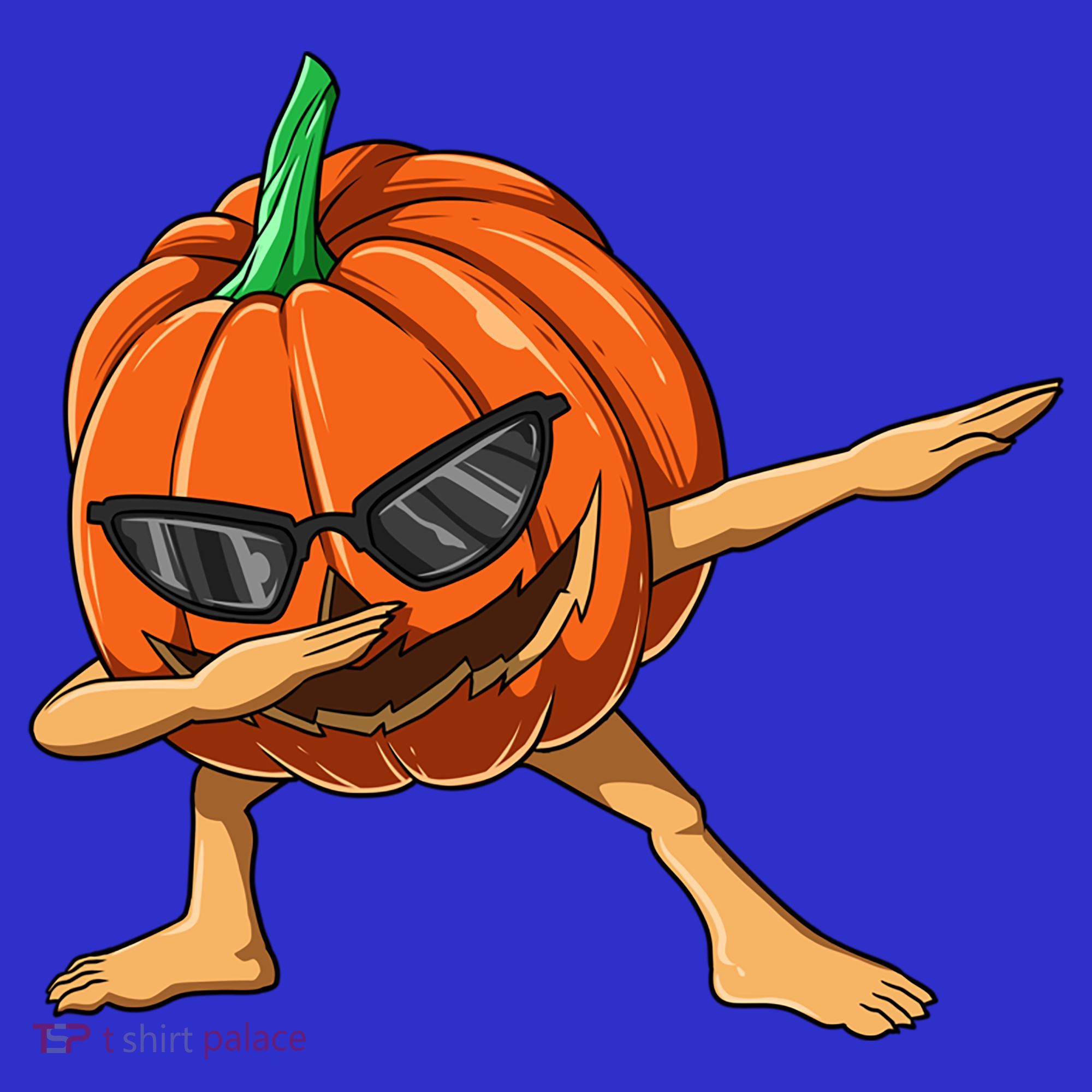 Dabbing Pumpkin With Glasses Halloween Pumpkin Dabbing Dab Gift Mousepad