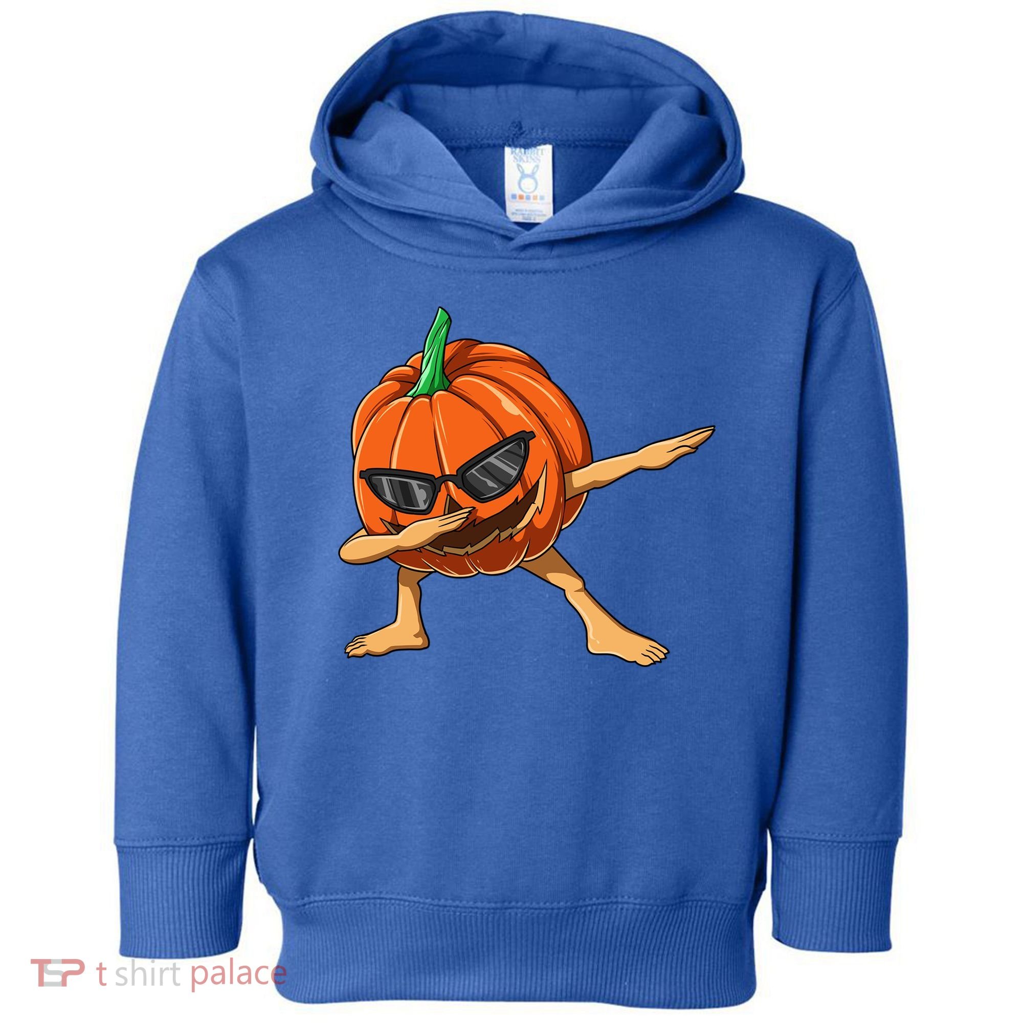 Dabbing Pumpkin With Glasses Halloween Pumpkin Dabbing Dab Gift Toddler Hoodie