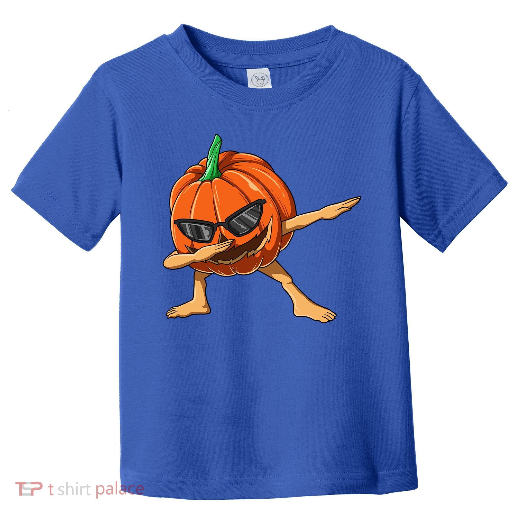 Dabbing Pumpkin With Glasses Halloween Pumpkin Dabbing Dab Gift Toddler T-Shirt