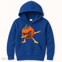Dabbing Pumpkin With Glasses Halloween Pumpkin Dabbing Dab Gift Kids Hoodie thumb 0