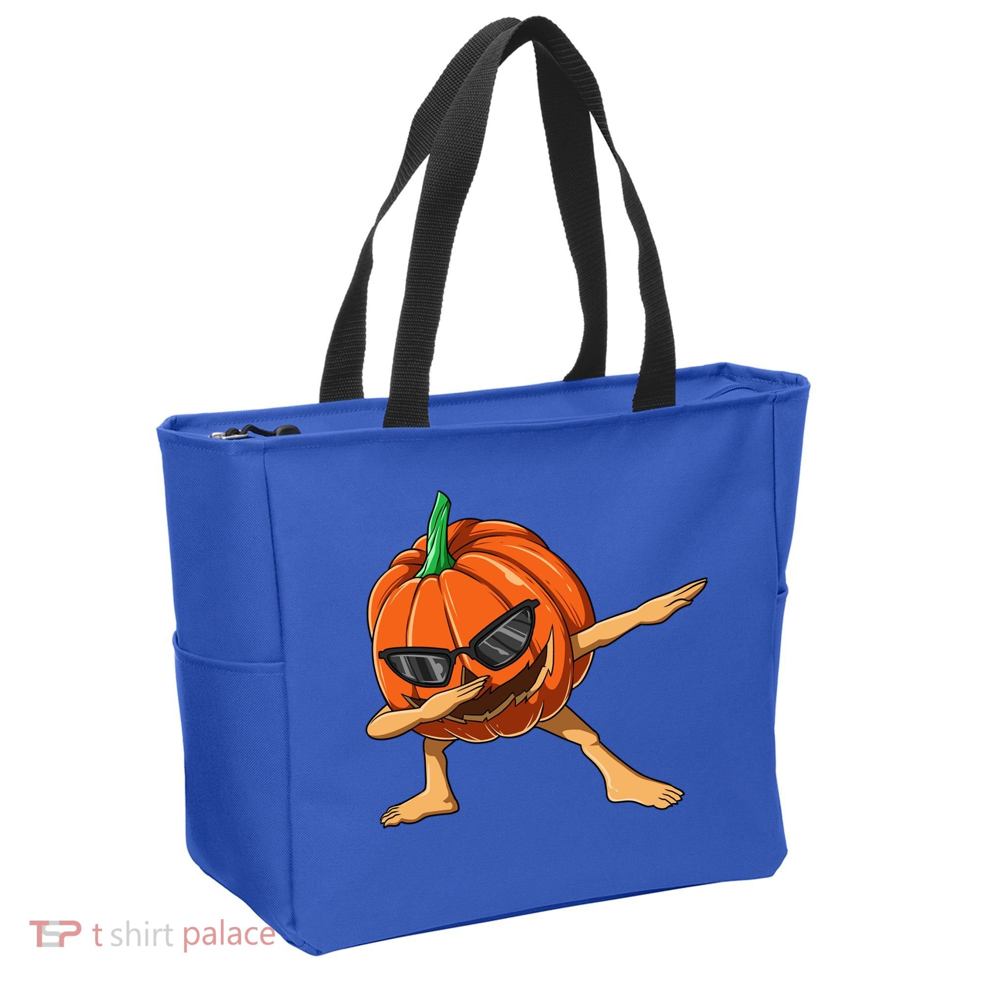 Dabbing Pumpkin With Glasses Halloween Pumpkin Dabbing Dab Gift Tote Bag
