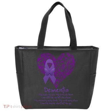 Dementia Quote AlzheimerS Support Tote Bag