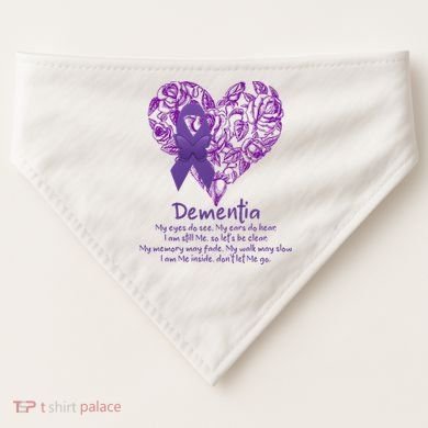 Dementia Quote AlzheimerS Support USA-Made Doggie Bandana