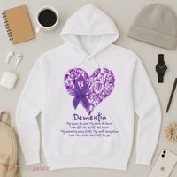 Dementia Quote AlzheimerS Support Hoodie thumb 3