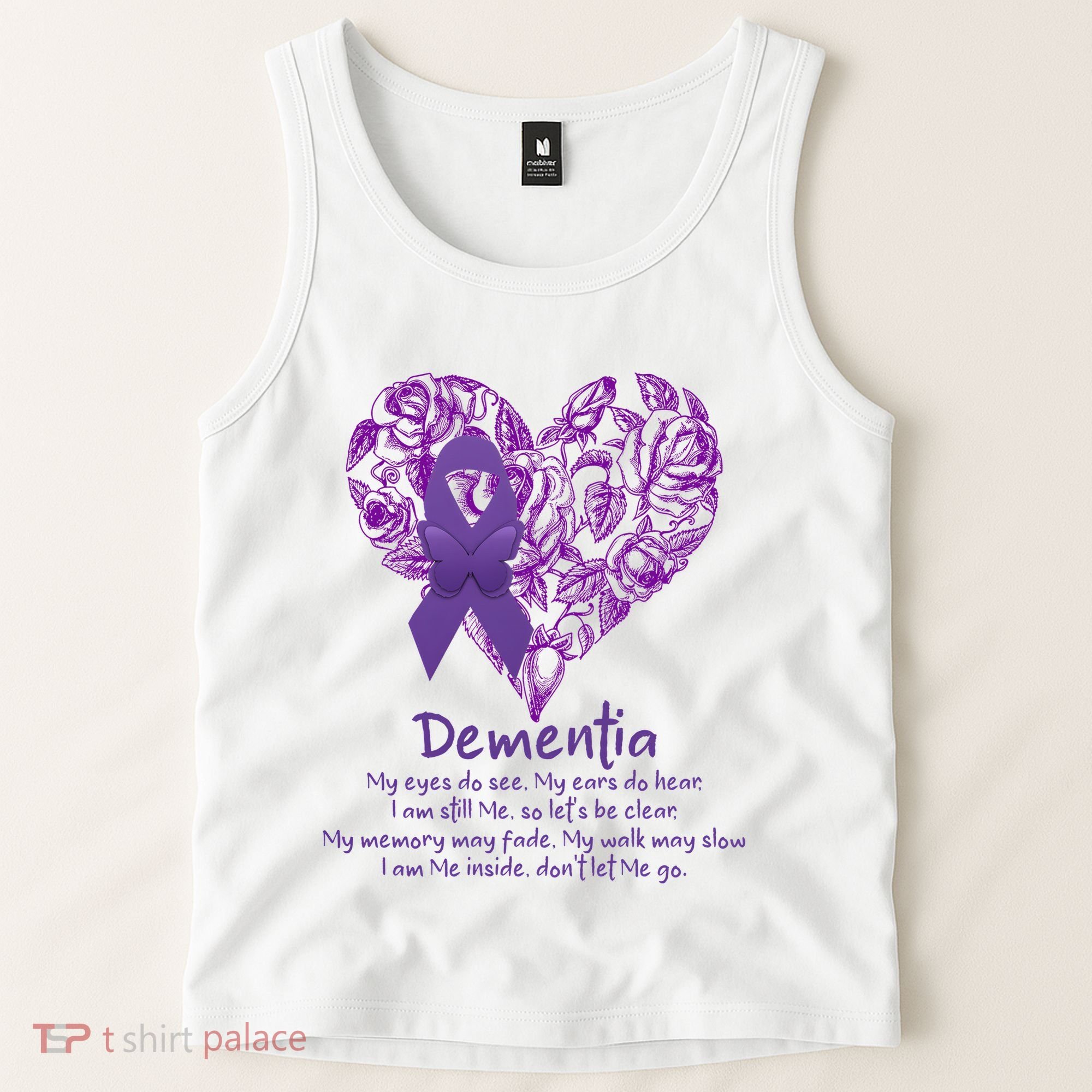 Dementia Quote AlzheimerS Support Tank Top